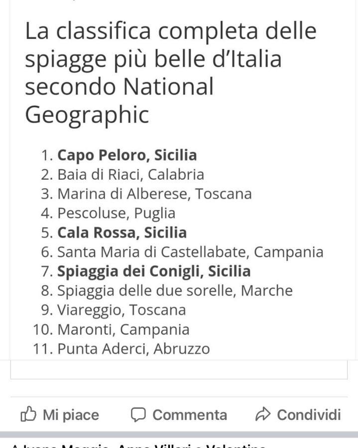 Tra mare e lago Torre di Faro Esterno foto